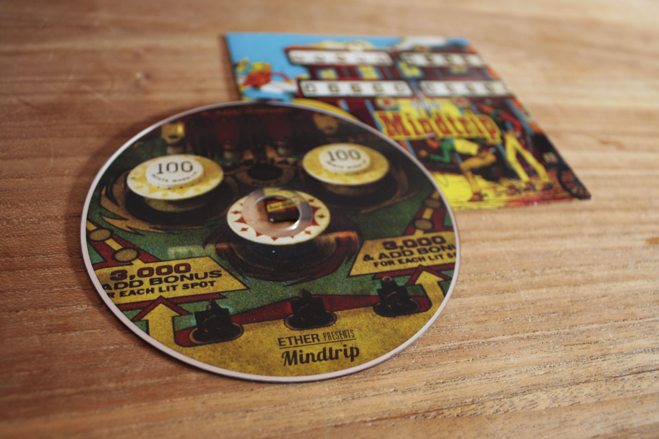 Ether Mindtrip cd opdruk